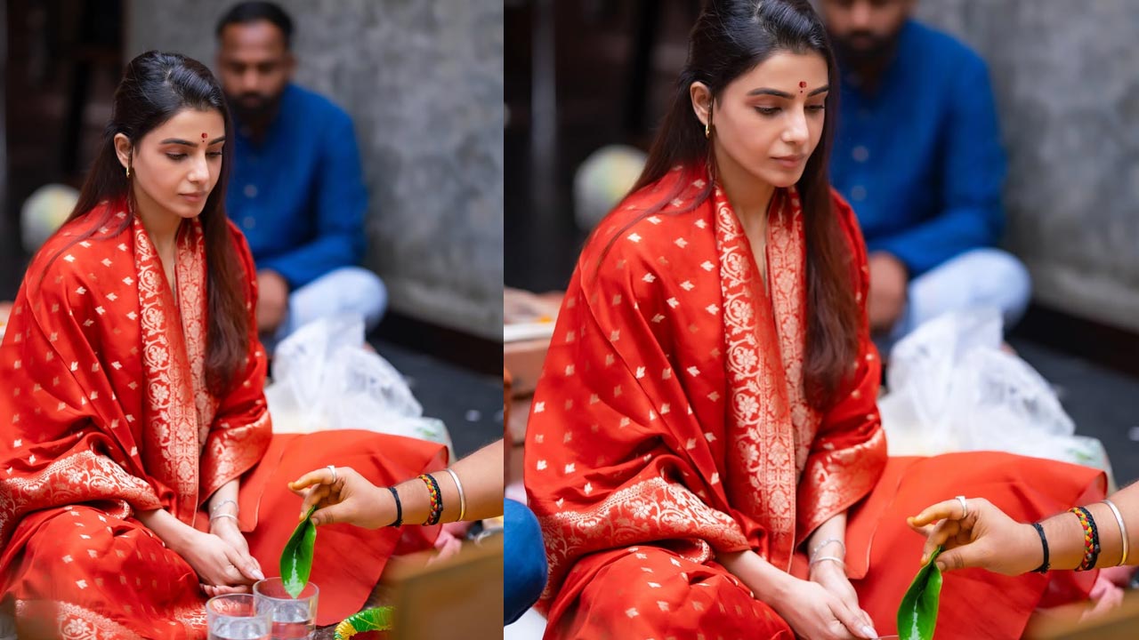 Samantha: Samantha stepped in the new house .. Pooja