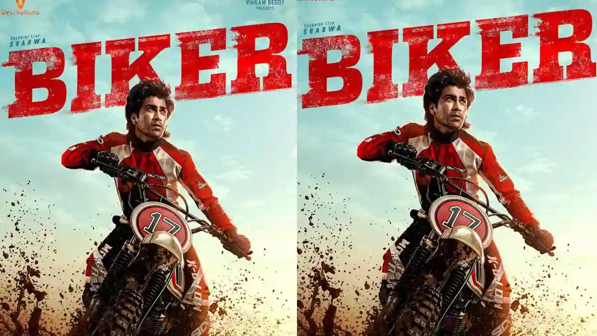 Sharwanand 'Biker'.. stunning look released!