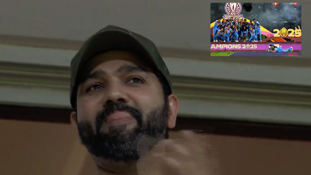 Rohit Sharma: Even though he didn't achieve it.. the hit man shed tears because of women's victory..!
