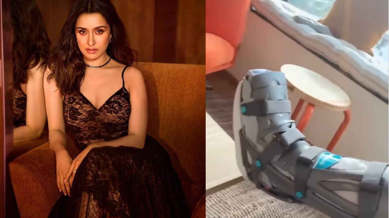 Shraddha Kapoor : After leg injury.. Shraddha Kapoor's health update video goes viral