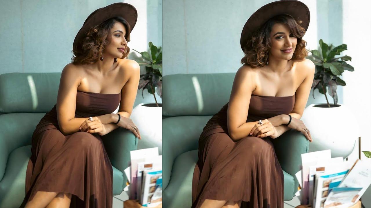Tejaswi Madivada : Tejaswi Madivada sweating in winter