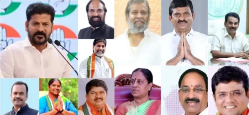 Those four out of the Telangana cabinet..?