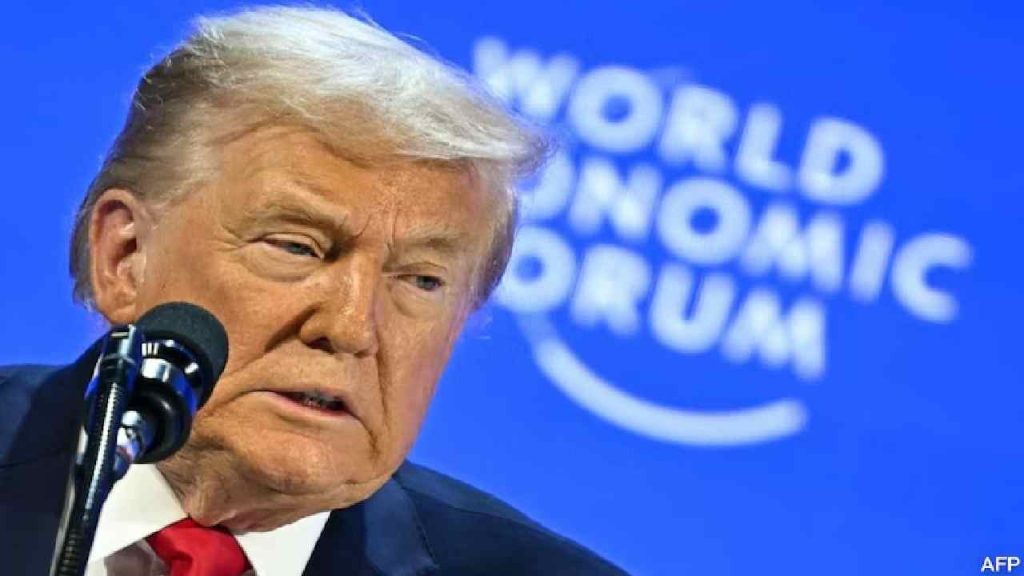 Rump At Davos America Drives World Economy Europe Is Weakening
